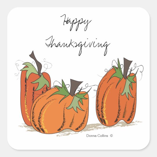Happy Thanksgiving Sticker