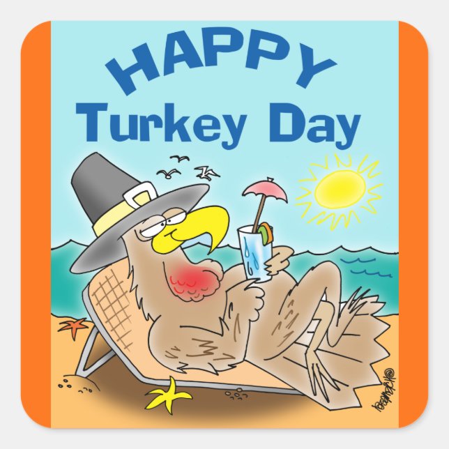 Happy Thanksgiving Stickers (Front)
