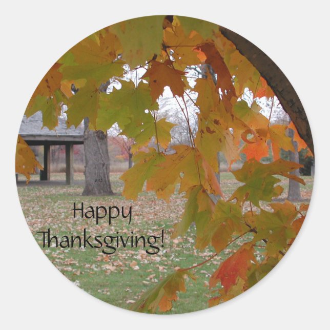 Happy Thanksgiving Stickers by Janz (Front)