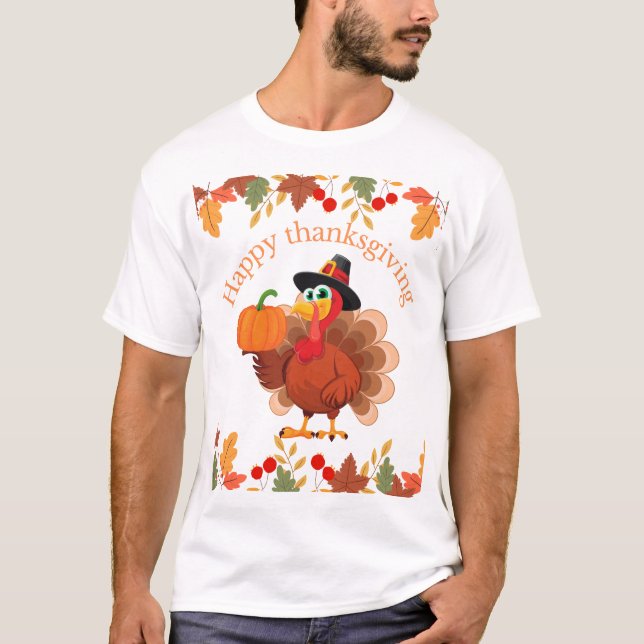 Happy thanksgiving T-Shirt (Front)