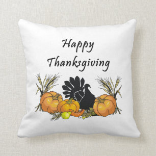 Happy Thanksgiving Throw Pillow