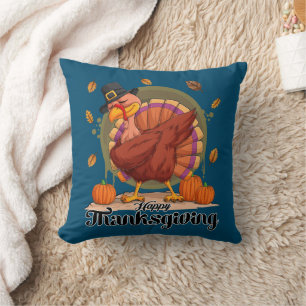 Happy Thanksgiving Throw Pillow