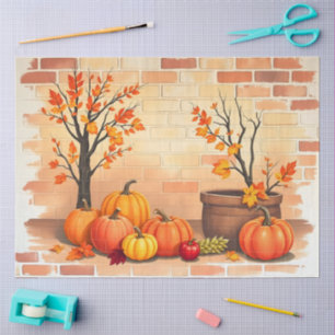 Happy Thanksgiving Trendy Beautiful Fall Tissue Paper