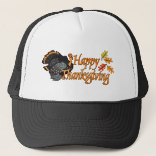 Happy Thanksgiving Trucker Hat