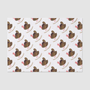 Happy Thanksgiving Turkey Tissue Paper