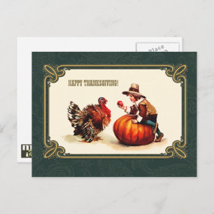 Happy Thanksgiving. Vintage Art Postcards