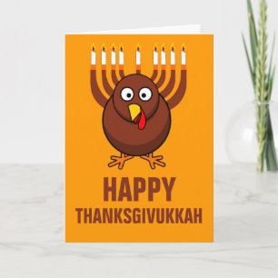 Happy Thanksgivukkah 2013 Holiday Card