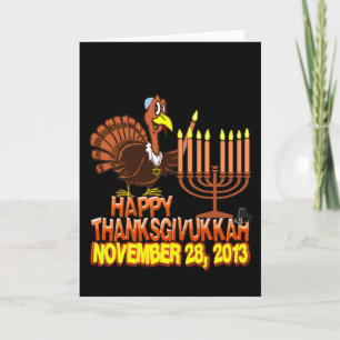 Happy Thanksgivukkah Hanukkah Thanksgiving Cards