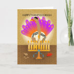 Happy Thanksgivukkah Turkey Card<br><div class="desc">Turkey counting down the days to Hanukkah and Thanksgiving.</div>