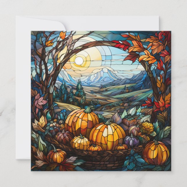 Happy Thanksgving Greeting Card (Front)