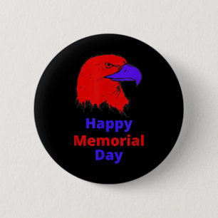 Happy The Day Of Memorial Men &amp; Women Youth 2 Inch Round Button