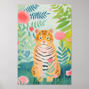 Happy Tiger Poster