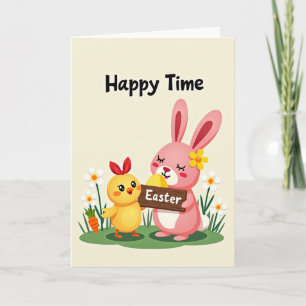 Happy Time Friends Pattern Card