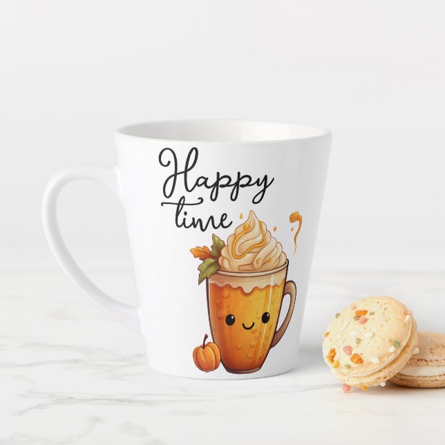 Happy Time Latte Mug (In Situ)