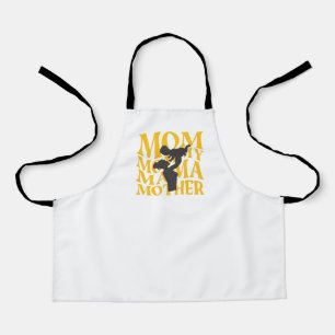 Happy time with mom and baby apron