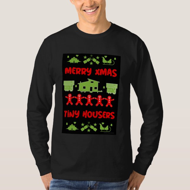 Happy Tiny House Christmas    T-Shirt (Front)