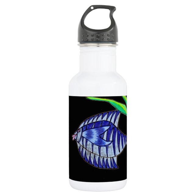 Happy to be Blue 532 Ml Water Bottle (Front)