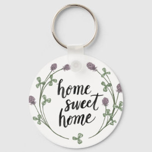 Happy to Bee Home Words I   Home Sweet Home Keychain