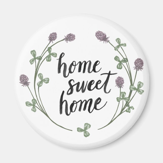 Happy to Bee Home Words I | Home Sweet Home Magnet (Front)