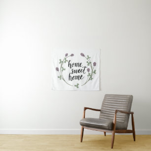 Happy to Bee Home Words I   Home Sweet Home Tapestry