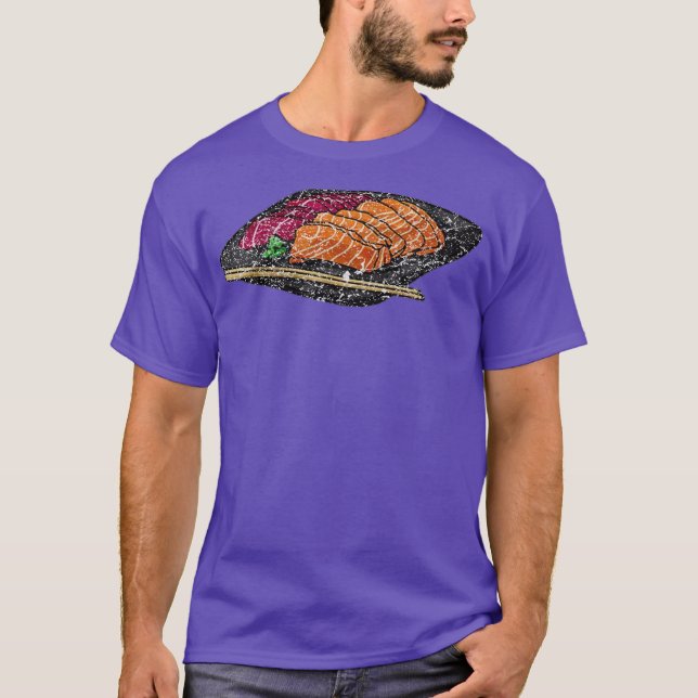 Happy To Sashimi Funny T-Shirt (Front)
