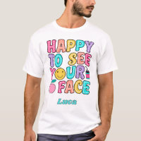 Happy To See Your Face Cute Retro Teacher