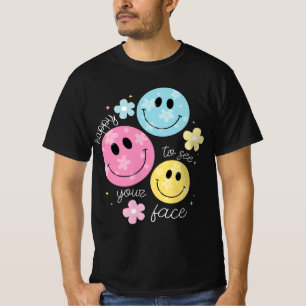 happy to see your face Teacher back to school T-Shirt
