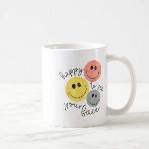 Happy To See Your Face Teacher Disco Ball Back To Coffee Mug