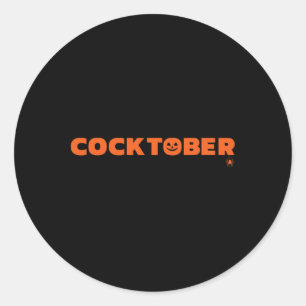 Happy Tober Halloween Costume Fun Halloween  Classic Round Sticker