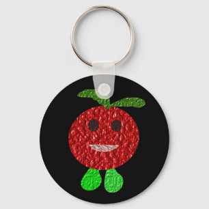 Happy Tomato Keychain