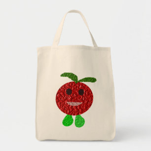 Happy Tomato Organic Grocery Tote Bag