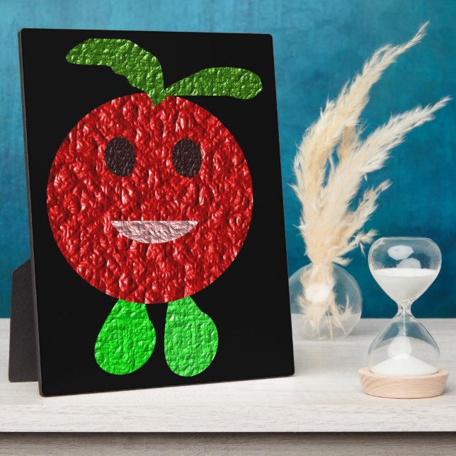 Happy Tomato Plaque (Side)