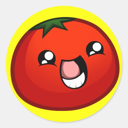 Happy Tomato Sticker