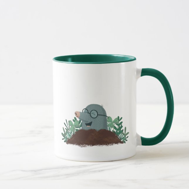 Happy topo mask with glasses mug (Right)