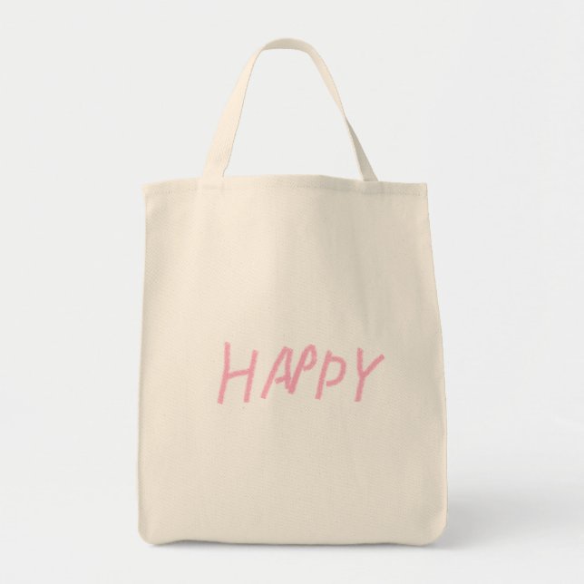 Happy  tote bag (Front)
