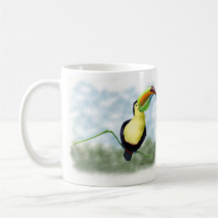 Happy Toucan Cartoon Coffee Mug