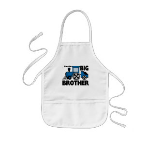 Happy Tracks Big Brother Kids Apron
