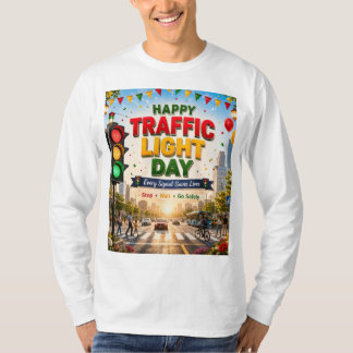 Happy Traffic Light Day | Every Signal Saves Lives T-Shirt
