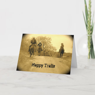 Happy Trails Greeting Card