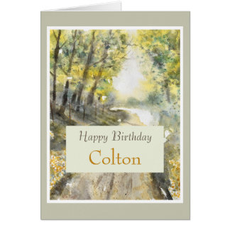 Happy Trails Happy Birthday Personnaliser la carte