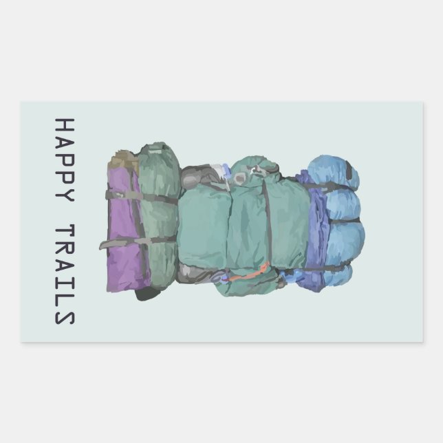 Happy Trails Sticker (Front)