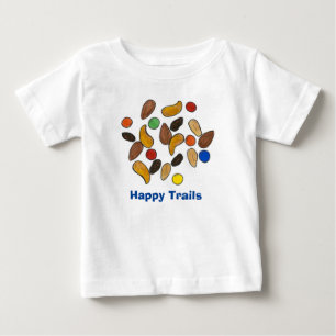 Happy Trails Trail Mix Trailmix Camp Food Nuts Baby T-Shirt