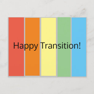 Happy Transition Postcard