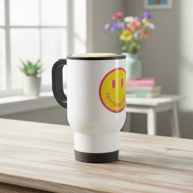 Happy Travel Mug (Creator Uploaded)