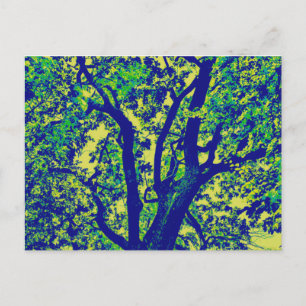 Happy tree postcard