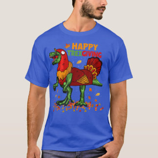 Happy Tregiving Funny Thanksgiving T Re Dinosaur T T-Shirt