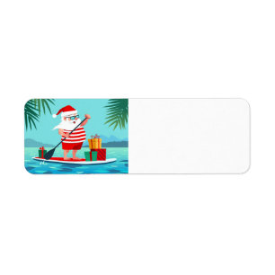 Happy Tropical Christmas Santa