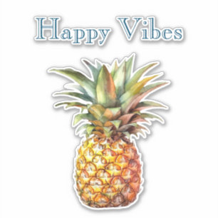 Happy Tropical Pineapple