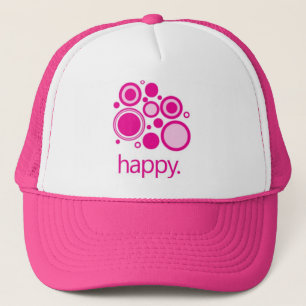 happy trucker hat