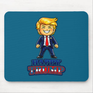 Happy Trump Trump Quote Trump Illustration Mouse Pad